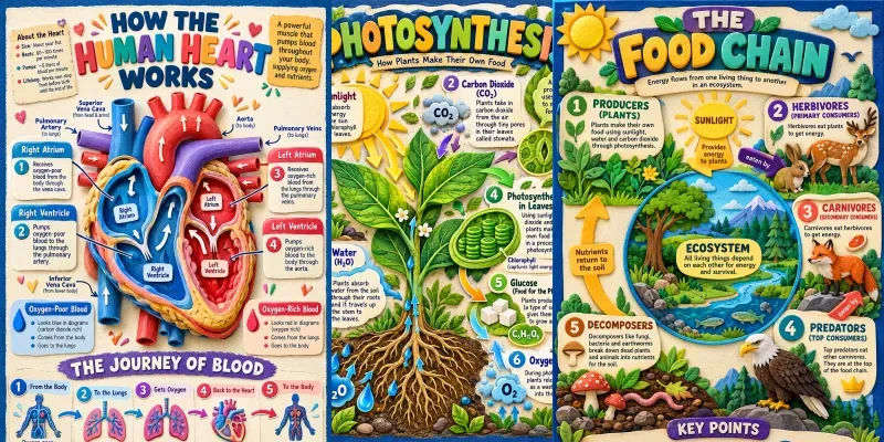 Tactile Learning Infographic Posters