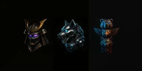 Ultrarealistic 3D Esports Mascot Logos generated by chatgpt-image