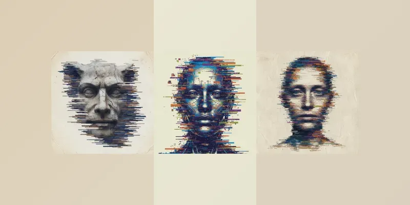 Digital Decay Portraits generated by undefined
