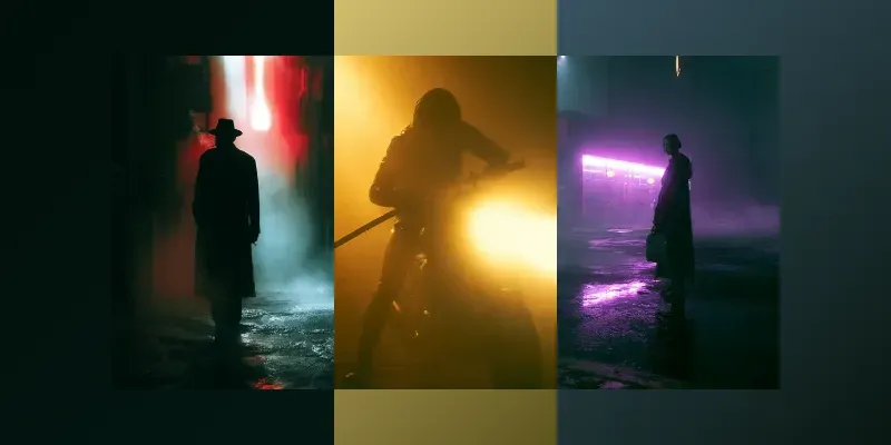 Cinematic Neo Noir Vignettes generated by undefined