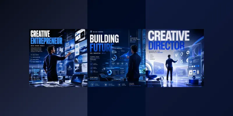 Futuristic Brand Poster Pack Pros generated by undefined