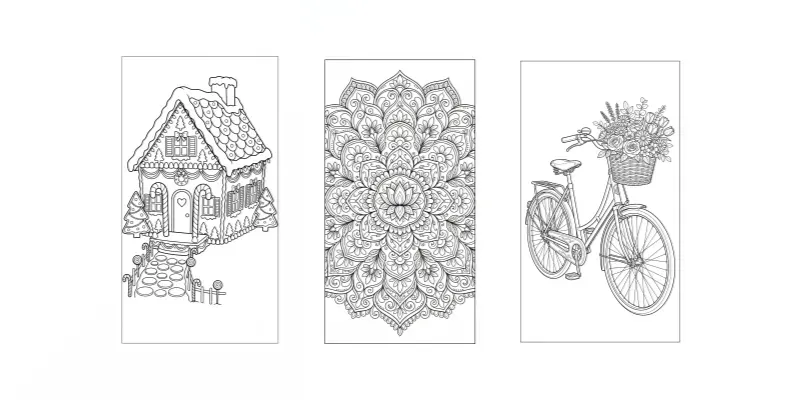 Printable Coloring Book Page Generator generated by undefined