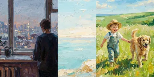 Painterly Storybook Illustrations generated by gemini-image