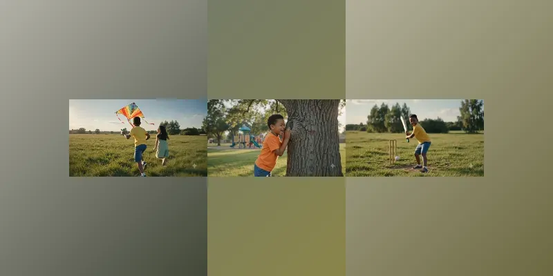 Joyful Kids Playing Games generated by undefined