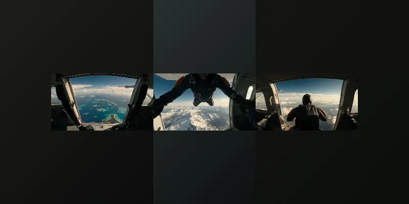 POV Cinematic Skydiving