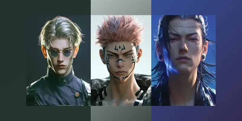 Realistic Jujutsu Kaisen Character generated by undefined