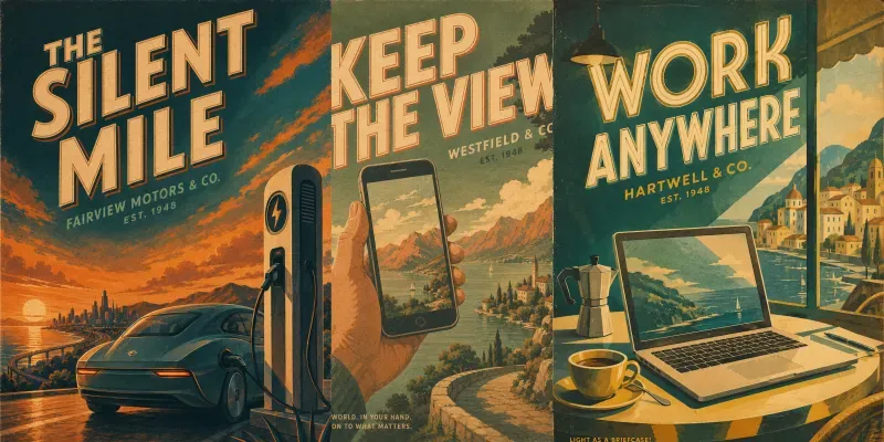 Retro Posters For Modern Things Generator generated by undefined