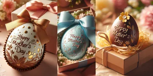 Stunning Mothers Day Chocolates generated by dalle