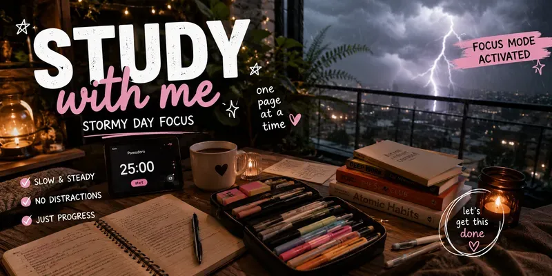 Study With Me Aesthetic Packs generated by undefined