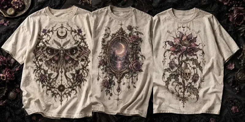 Dark Romantic Tee Art