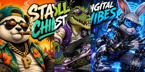 Urban Cartoon Vibes Packs 24 generated by chatgpt-image