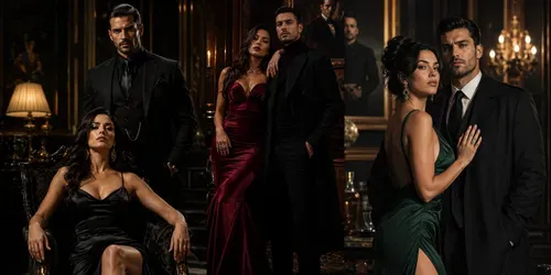 Mafia Boss Power Couple Photos generated by chatgpt-image