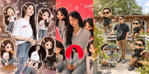 Chibi Aesthetic Illustrations generated by chatgpt-image