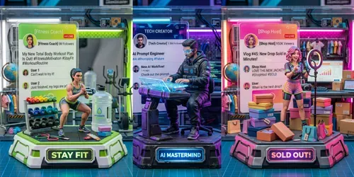 3D Personal Branding Diorama Generator generated by gemini-image