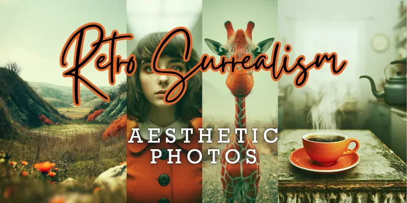 Retro Surrealism Aesthetic Photos generated by undefined