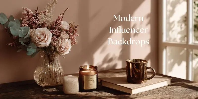 Chic Modern Influencer Backdrops generated by undefined