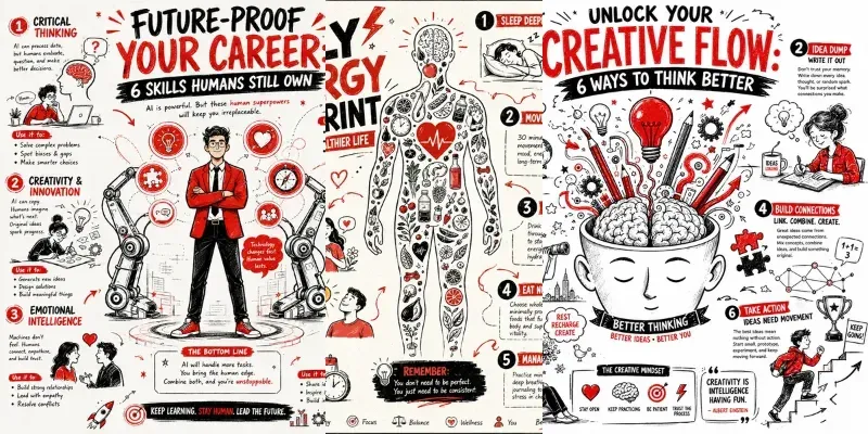 Handdrawn Infographic Guides generated by undefined