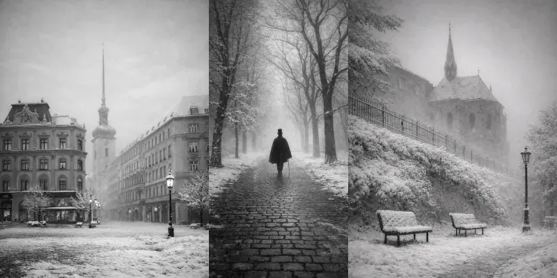 Black And White Fog generated by undefined