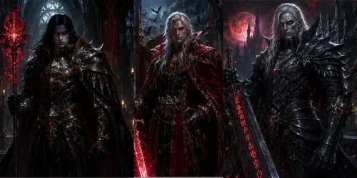 Dark Fantasy Vampire Kings generated by chatgpt-image