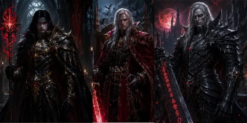 Dark Fantasy Vampire Kings generated by undefined