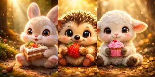 Cute Storybook Animals 3D generated by chatgpt-image
