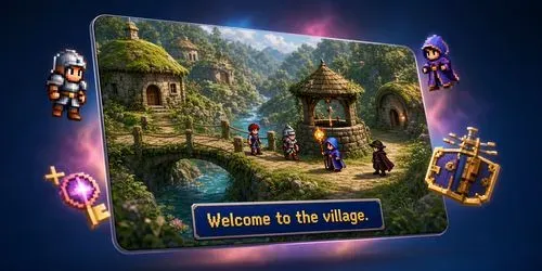 Ps1-style Jrpg Builder Bring Your Art generated by claude-agent