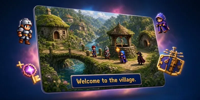 Ps1-style Jrpg Builder Bring Your Art