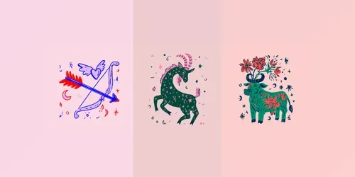 Weird Esoteric Zodiac Illustrations generated by midjourney