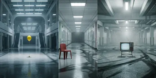 Surreal Concept Art Background Assets generated by gemini-image