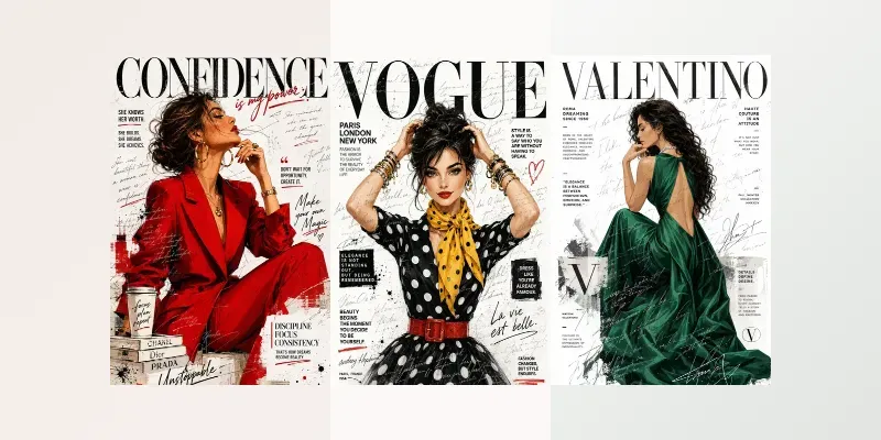 Branded Collage Print Collections generated by undefined