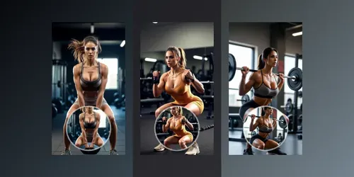 Cinematic Gym Fitness In 360 Cameras generated by grok-video