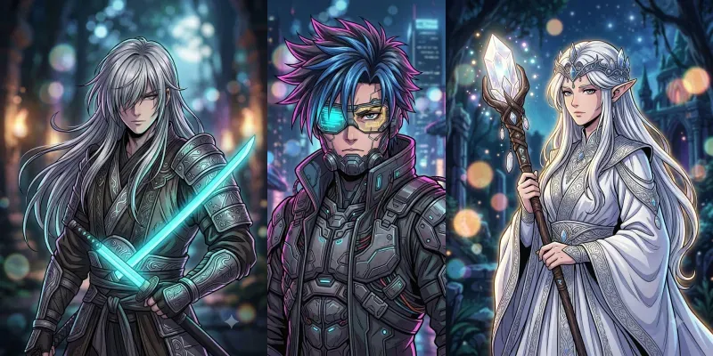 Anime Character Portraits generated by undefined