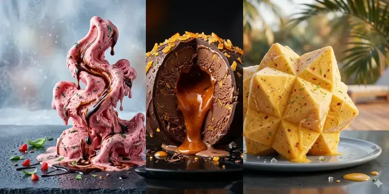 Futuristic Ice Cream Concepts generated by undefined