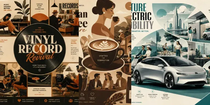 Lifestyle Universe Poster Series generated by undefined