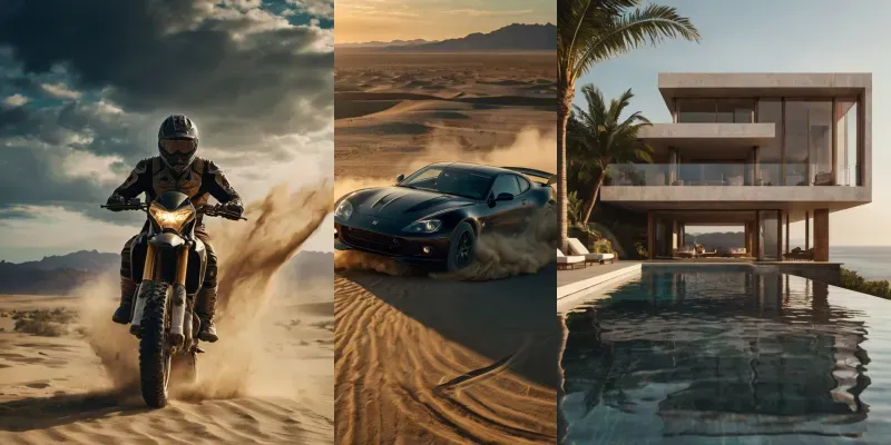 Cinematic Luxury Lifestyle Photography generated by undefined