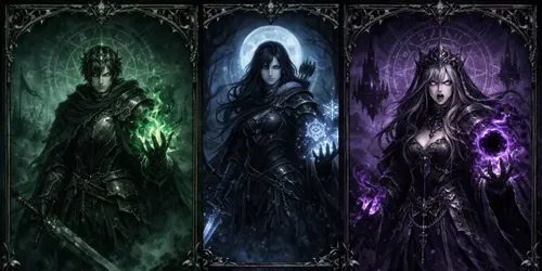 Dark Fantasy Character Cover Art generated by chatgpt-image