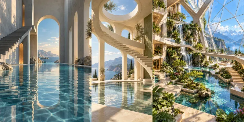 Surreal Dream Architectures