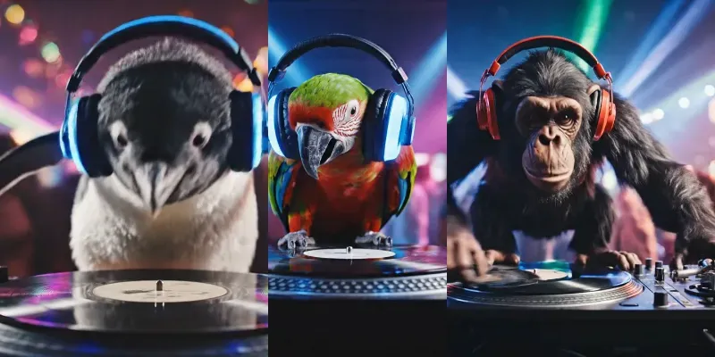 Dj Animals Vinyl Chaos Parties generated by undefined