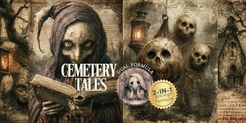 Dual Cemetery Tales Digital Pages generated by undefined