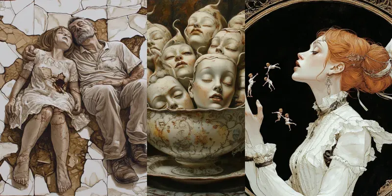 Nested Porcelain Realities generated by undefined