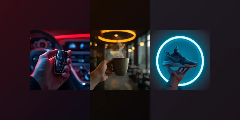 Luxury Handheld Product Photography generated by undefined