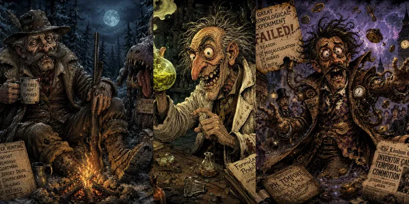 Grotesque Comic Characters generated by undefined