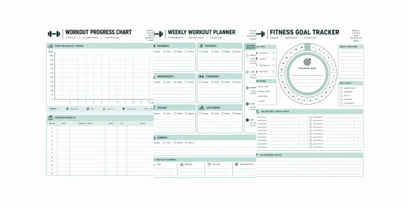 Fitness Workout Journal Templates