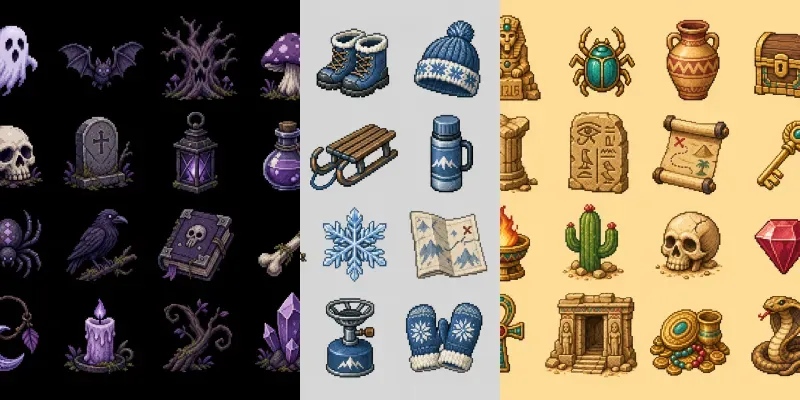 Retro Pixel Art Sprite Sheets generated by undefined
