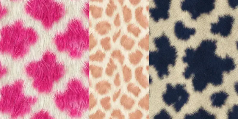 Seamless Fur Animal Print Textures generated by undefined