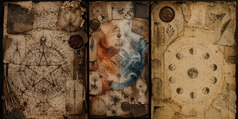 Junk Journal Magic Page Generator generated by undefined