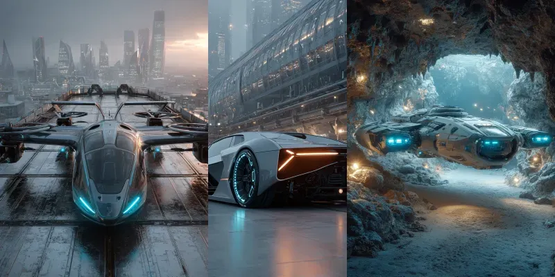 Futuristic Scifi Scene Generators generated by undefined