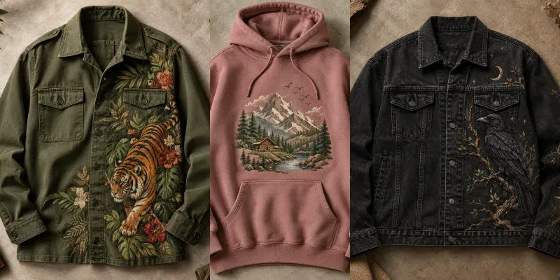 Premium Embroidered Character Shirts