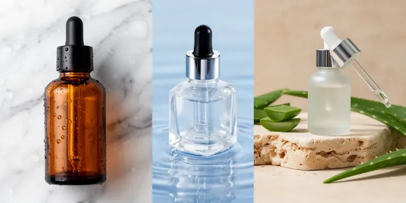 Luxury Skincare Serum Product Photography generated by undefined