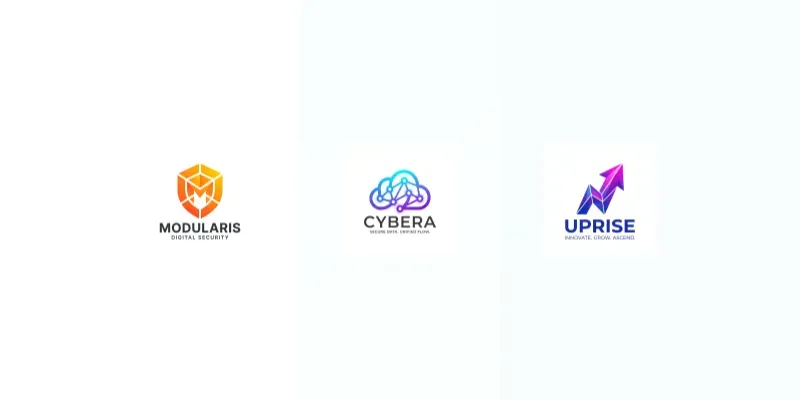 Vibrant Startup Logos
